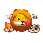 animal memoji android application logo